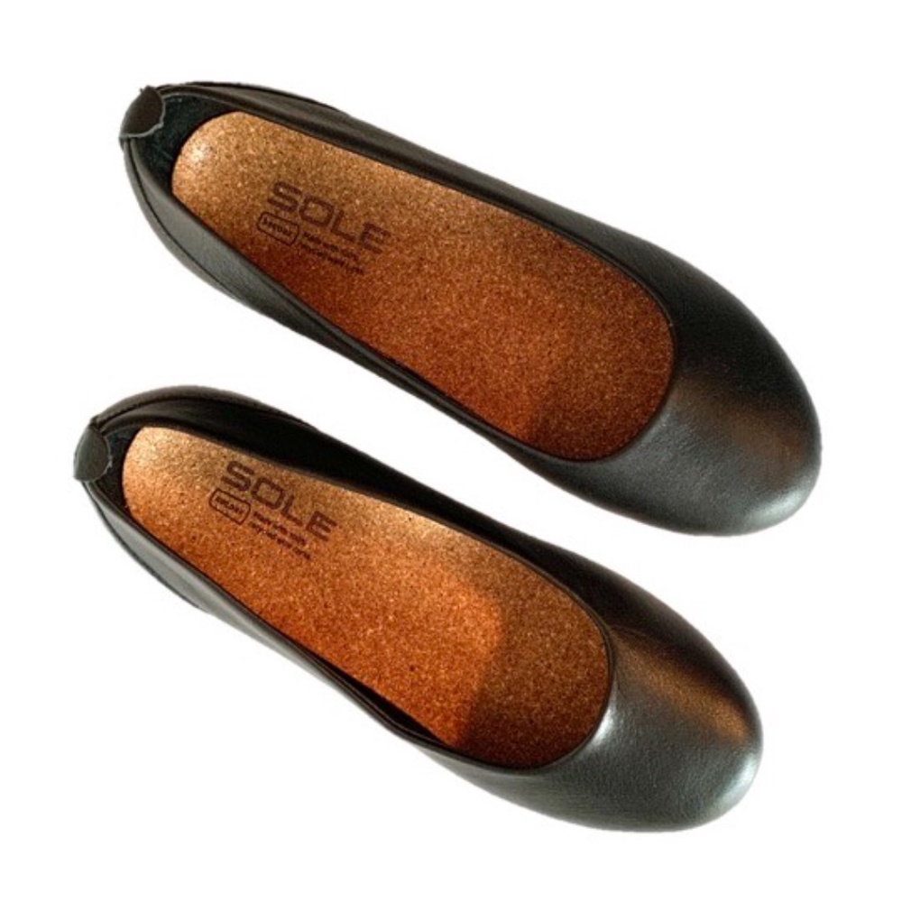 Women’s ReCORK x SOLE Grace Leather Cork Flats Size 7